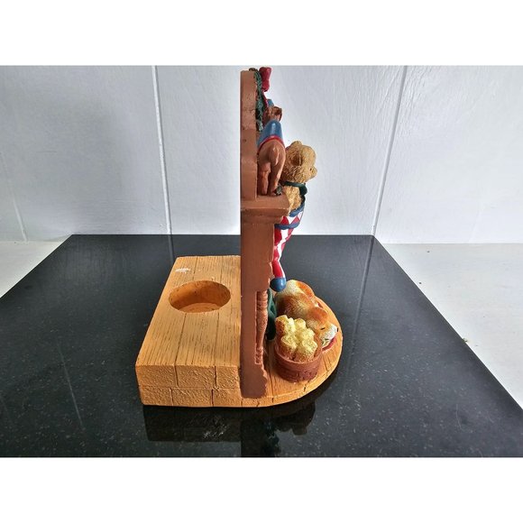 House of Lloyd Christmas Around the World By the Fire Resin Votive Candle Holder - Picture 5 of 5